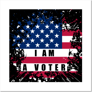 I AM A VOTER Posters and Art